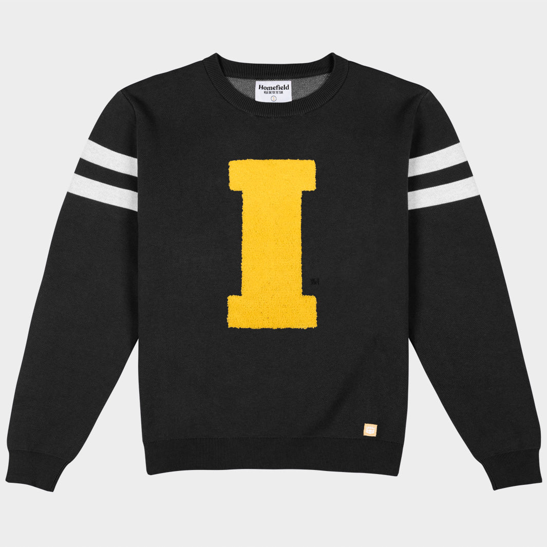 Iowa Hawkeyes Vintage Logo Knit Sweater