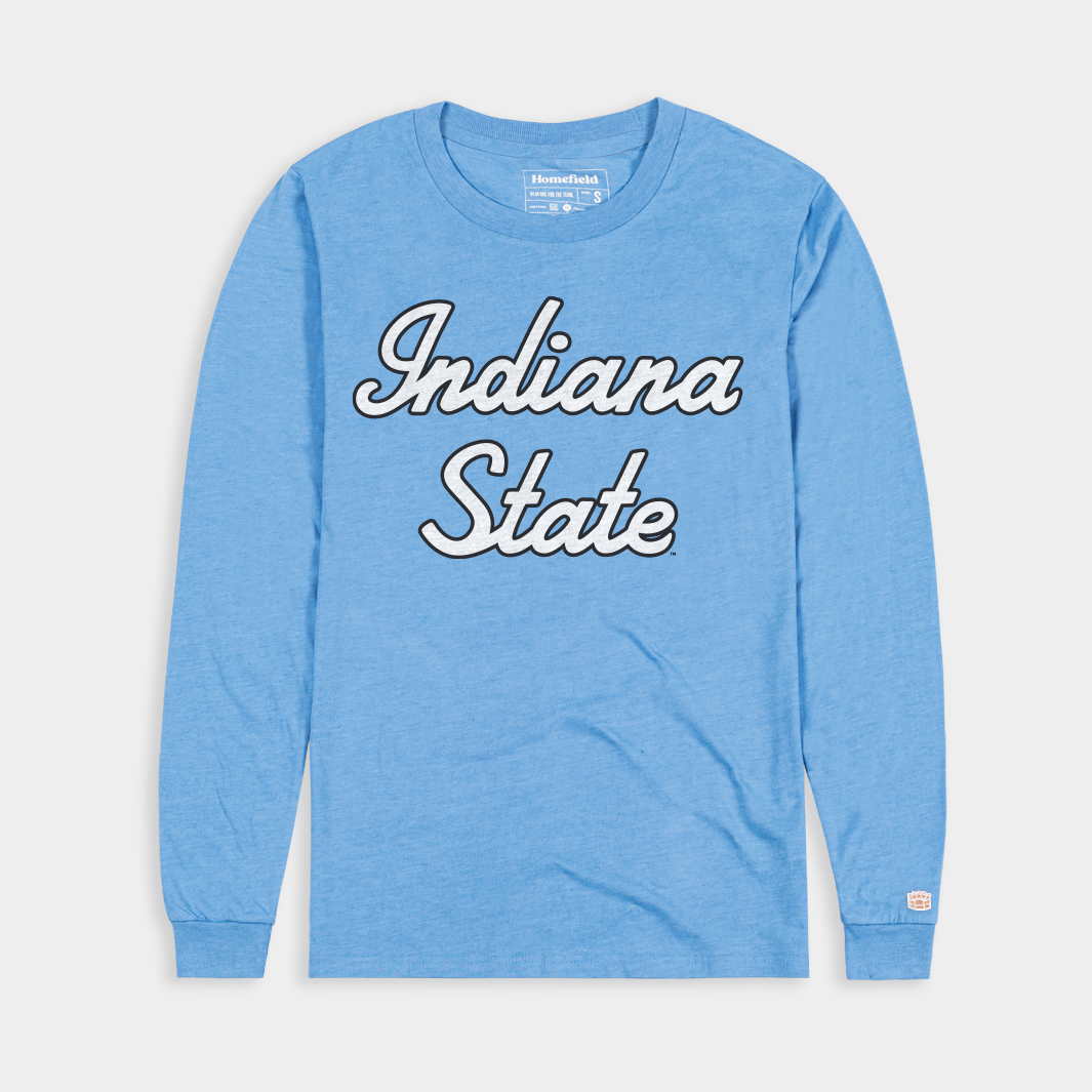 Indiana State Sycamores 1970s Script Long Sleeve