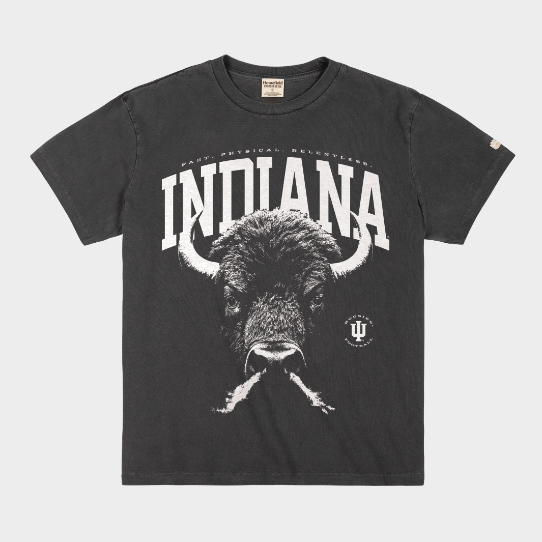 IU Football Bison Relentless Vintage Heavyweight Tee