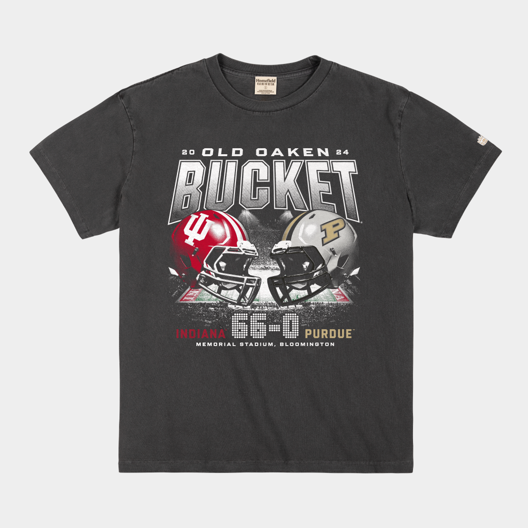 Indiana Old Oaken Bucket 66 to 0 Heavyweight Tee
