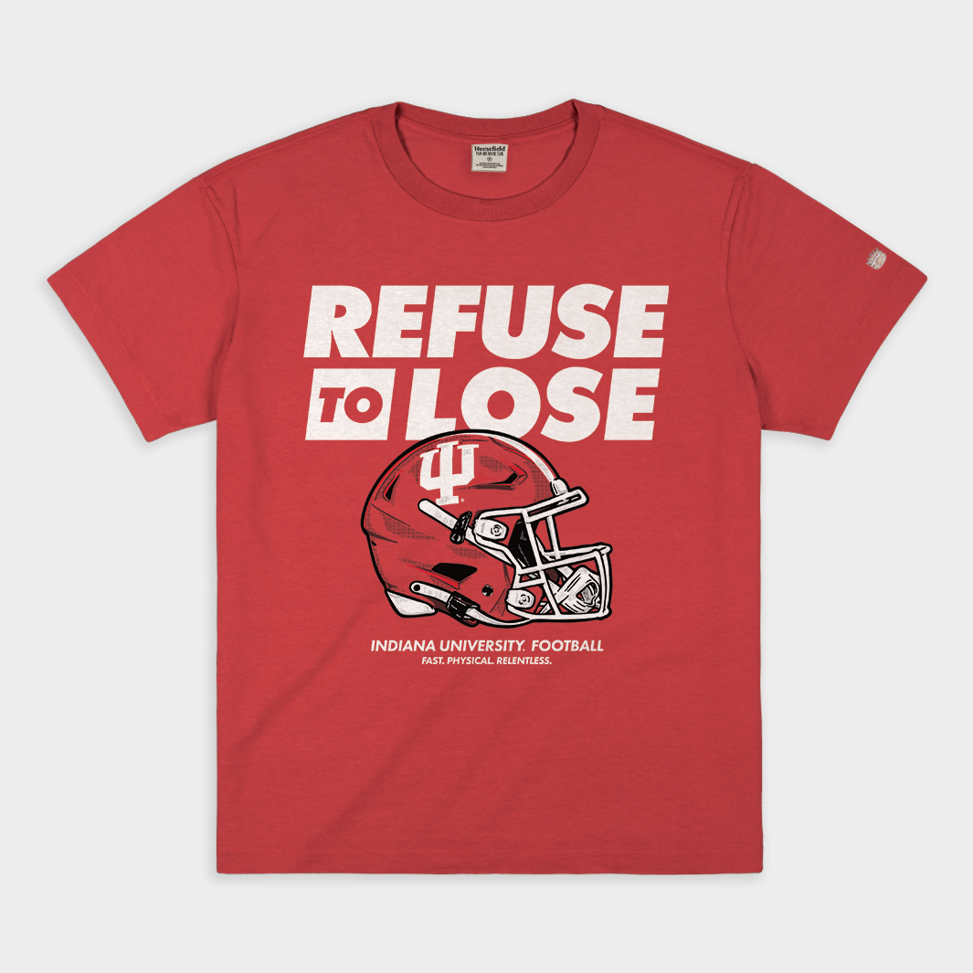 IU Football "Refuse to Lose" Heavyweight Tee