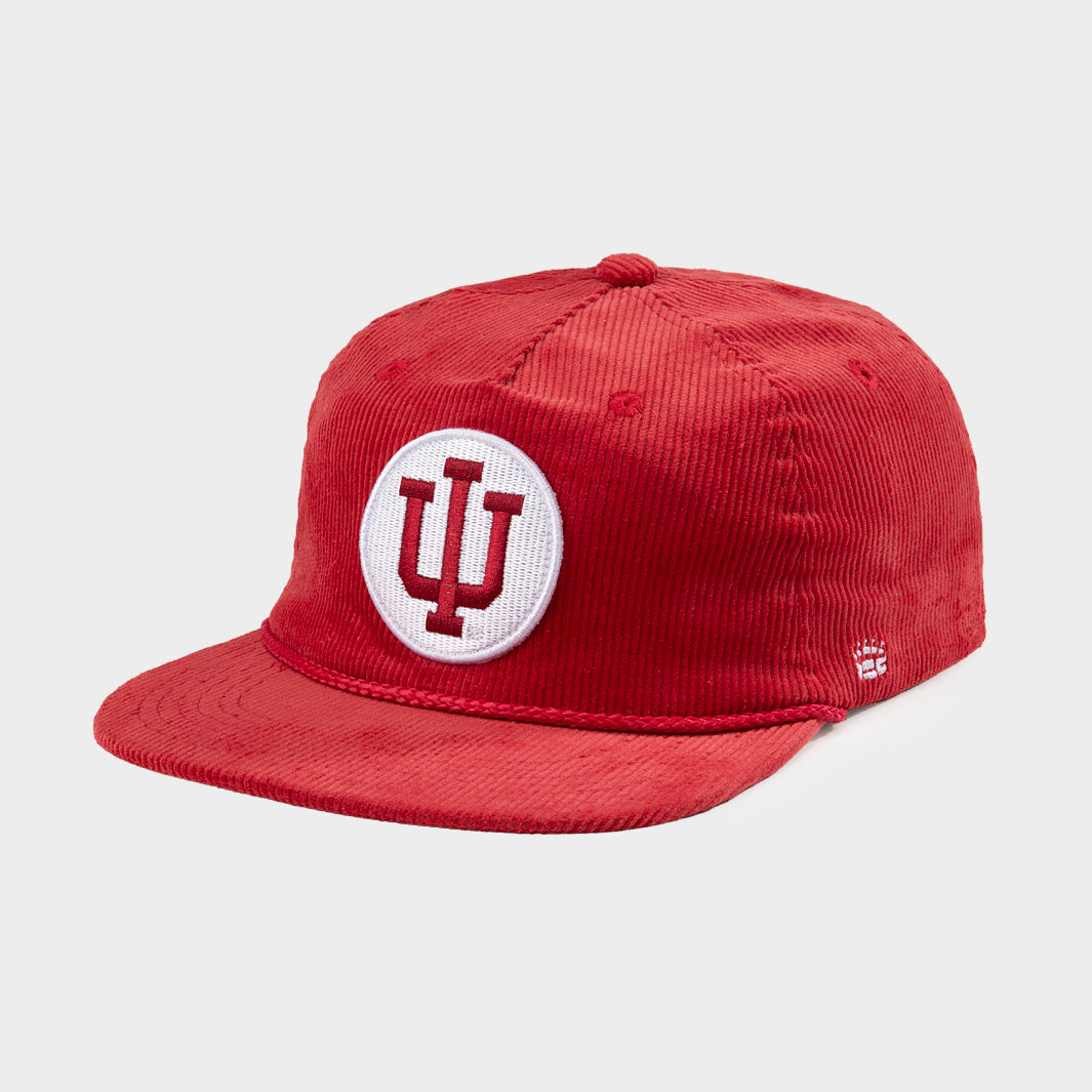 Indiana Trident IU Patch Corduroy Hat