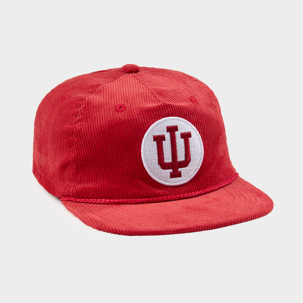 Indiana Trident IU Patch Corduroy Hat