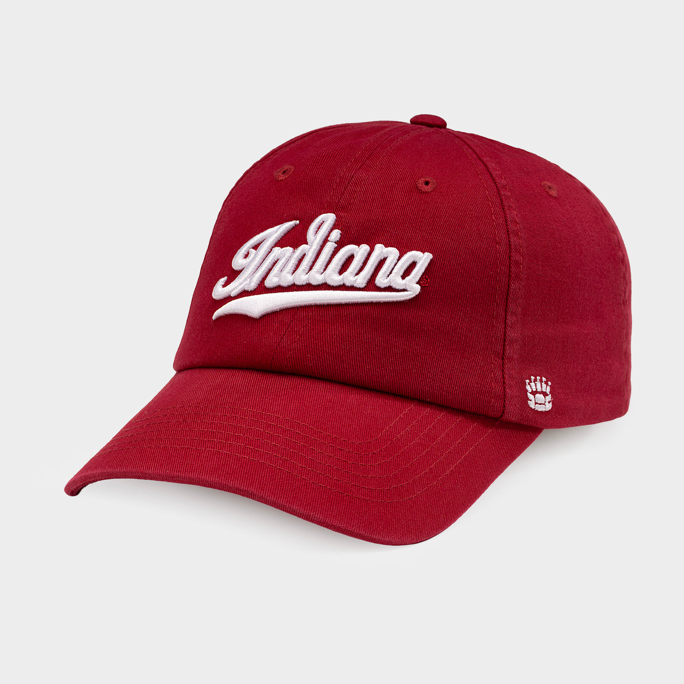 Retro Script "Indiana" Warmup Dad Hat