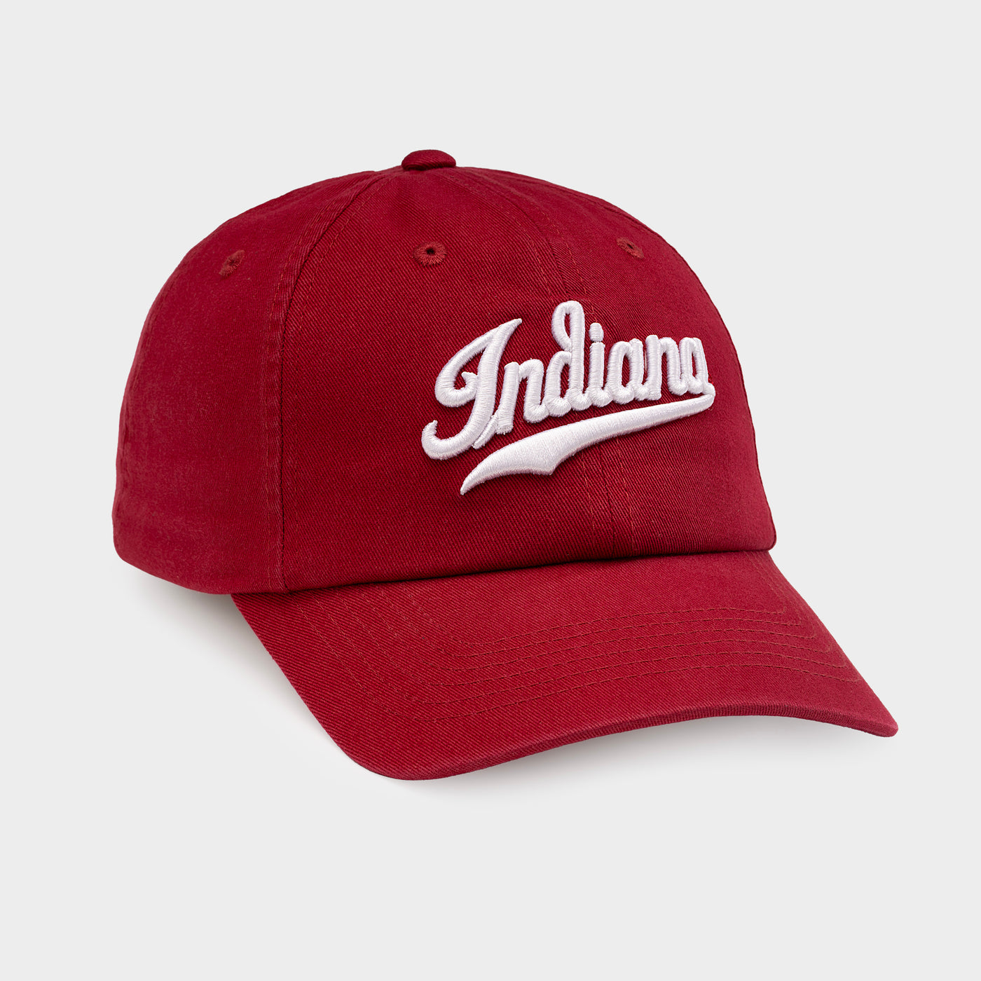 Retro Script "Indiana" Warmup Dad Hat