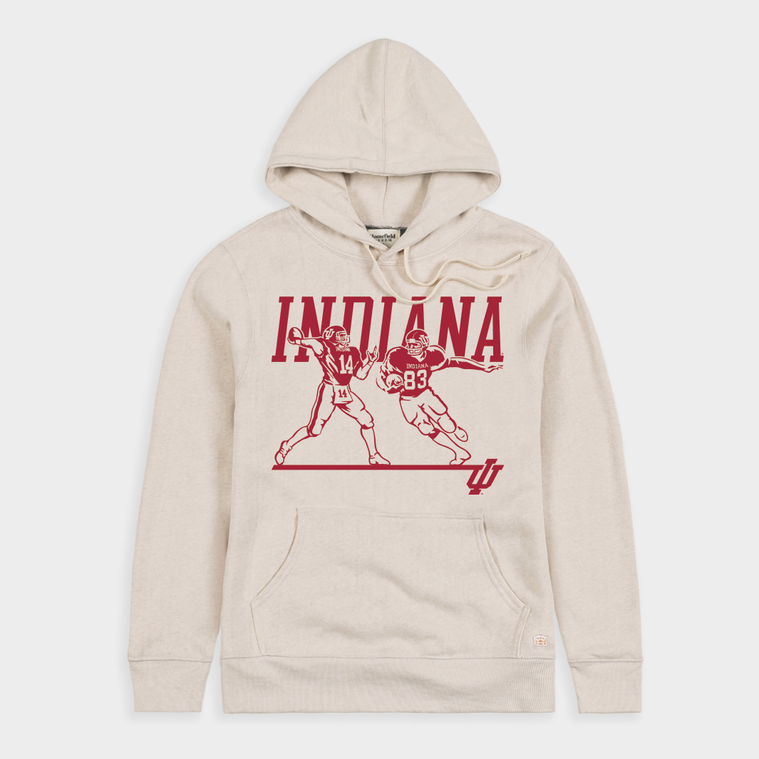 Indiana Football 1983 "Flying IU" Logo Hoodie