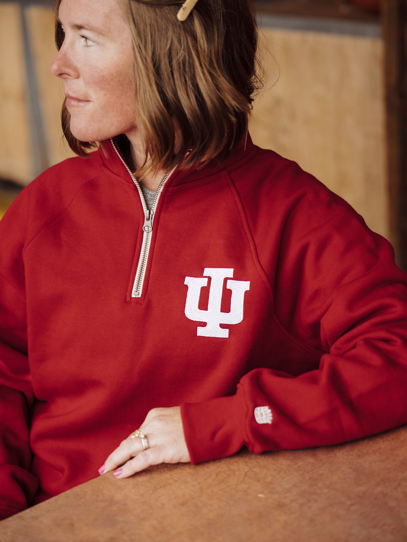 Indiana Vintage Trident IU Quarter Zip