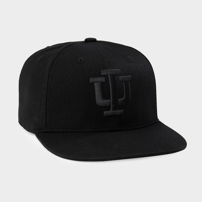 Indiana Hoosiers Logo Blackout Snapback Hat