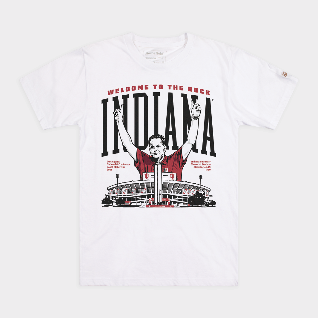 Indiana "Welcome to the Rock" Curt Cignetti Tee