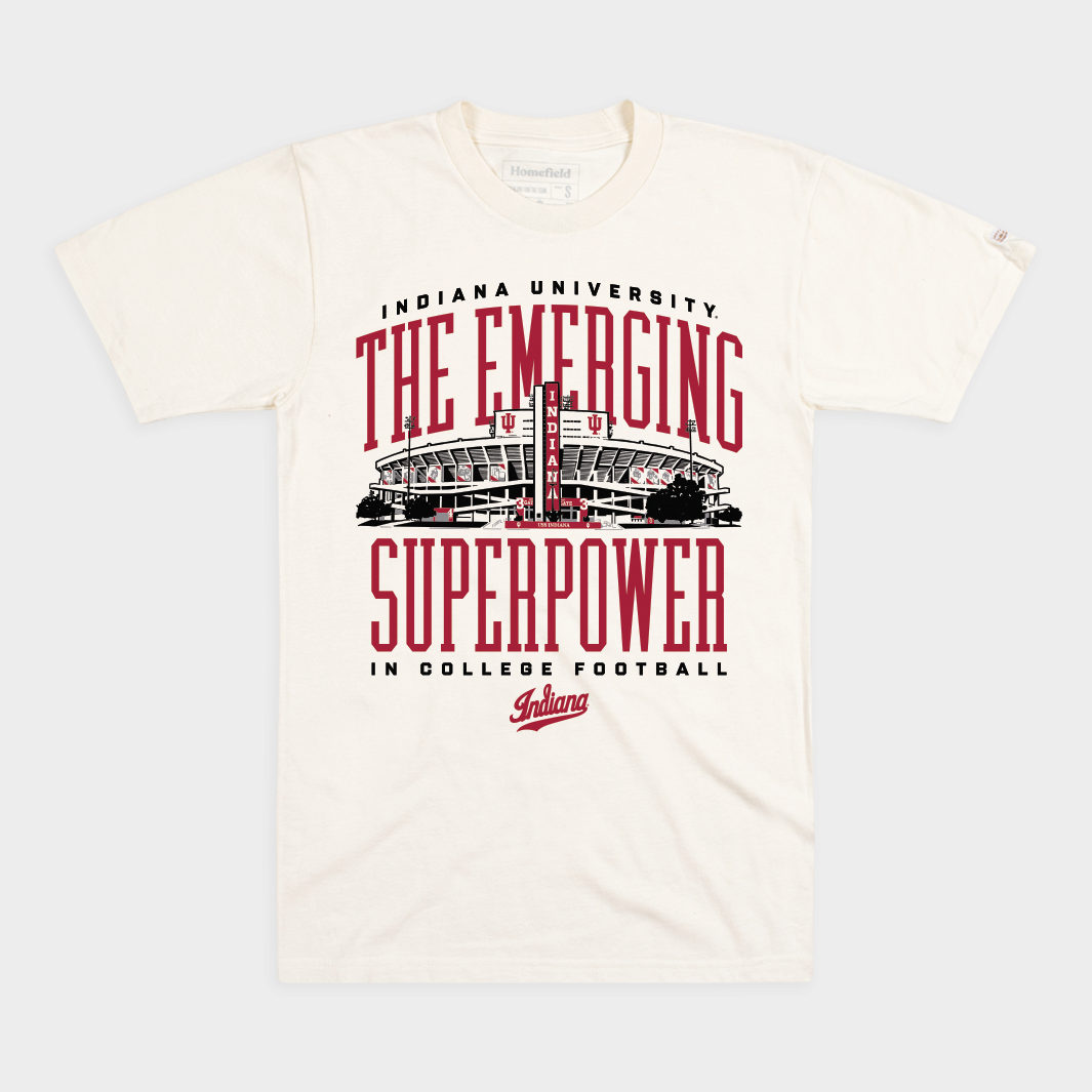 Indiana Football "Emerging Superpower" Tee