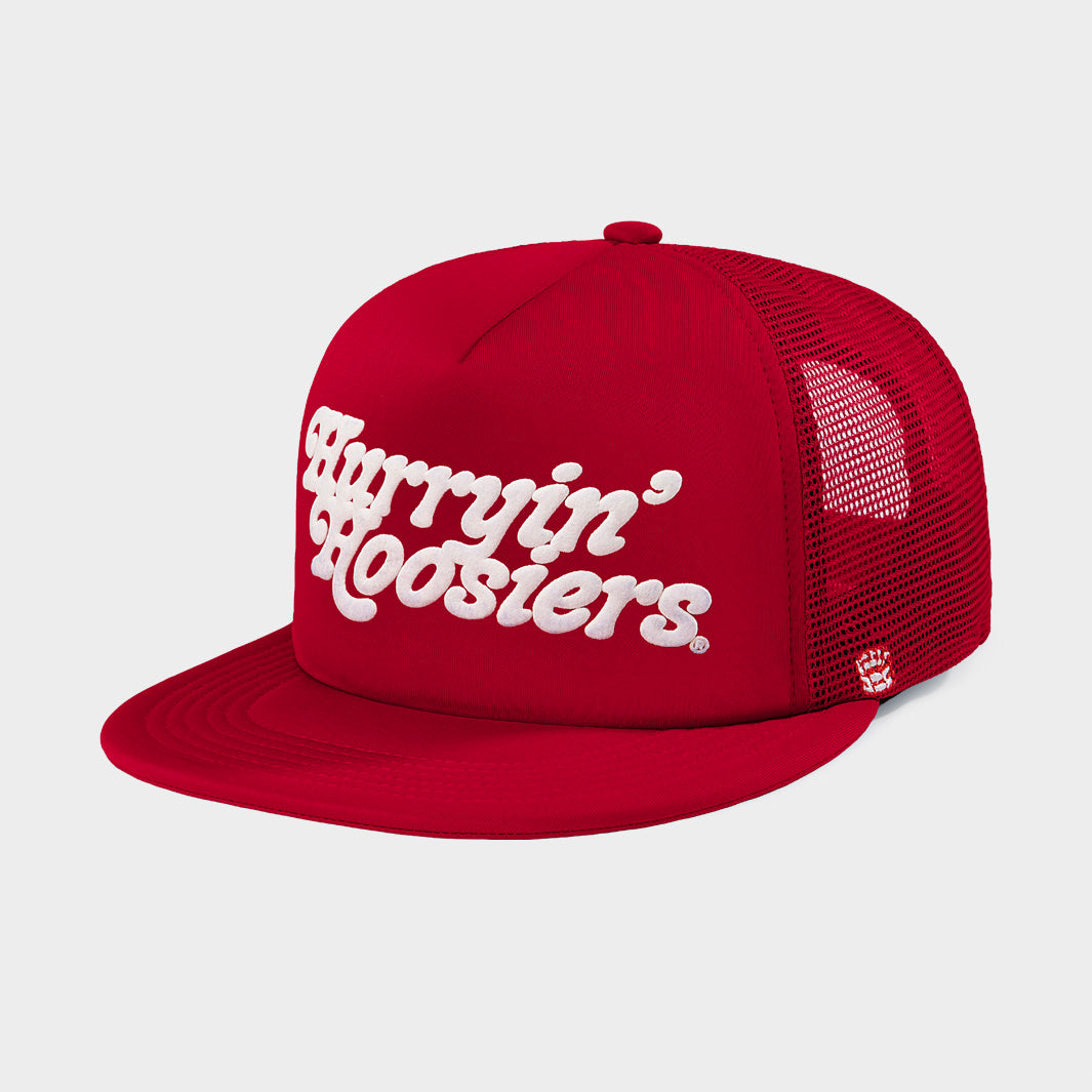 IU "Hurryin' Hoosiers" Puff Ink Trucker Hat