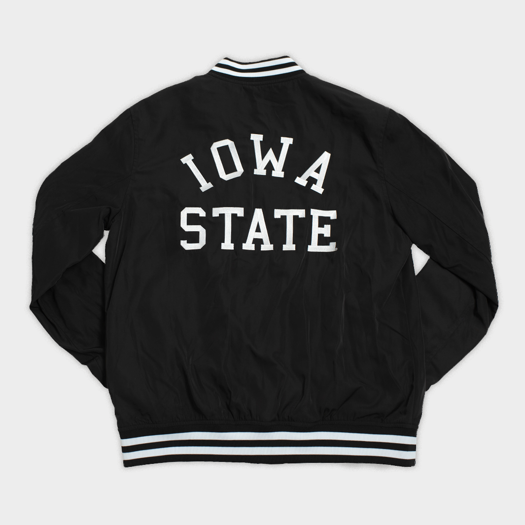 Vintage-Inspired Iowa State Jack Trice Bomber Jacket