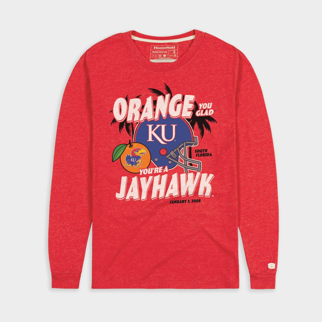 Kansas Jayhawks "Orange You Glad" Long Sleeve