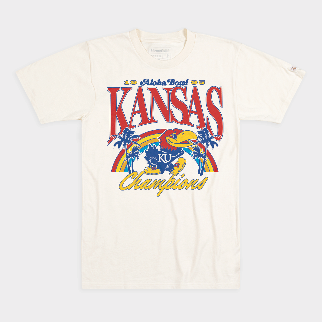 Kansas Jayhawks Football 1995 Aloha Bowl Tee