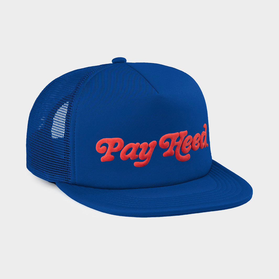 Kansas "Pay Heed" Puff Ink Trucker Hat