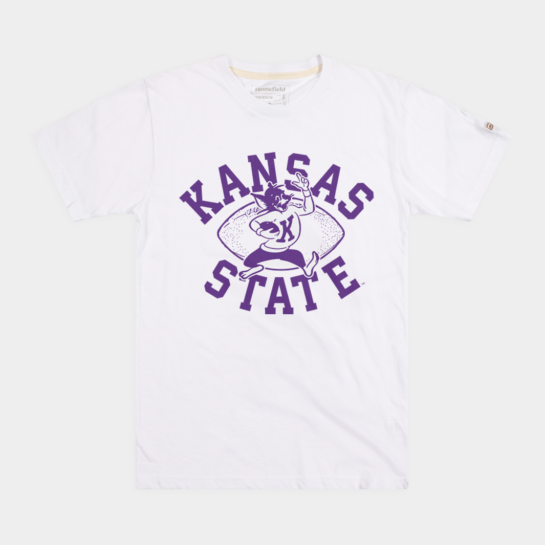 Kansas State Football '50s Mascot Tee