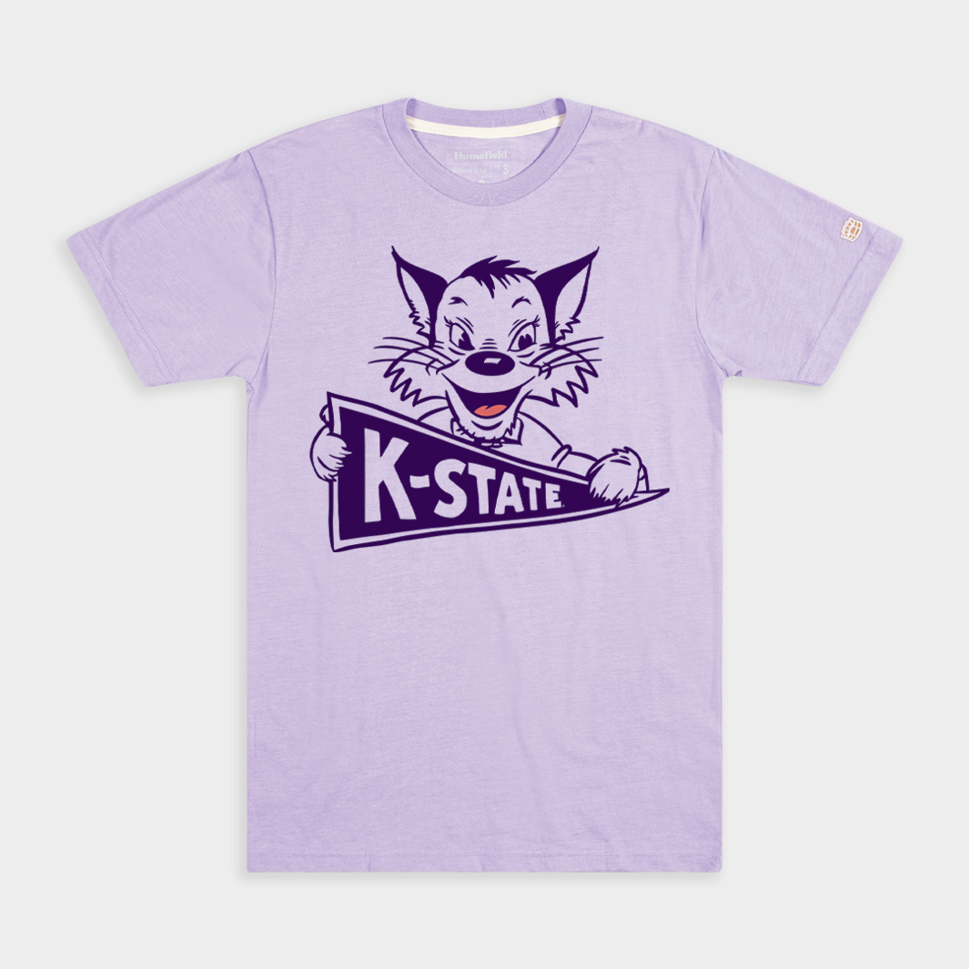 Vintage Kansas State Wildcats Pennant Tee