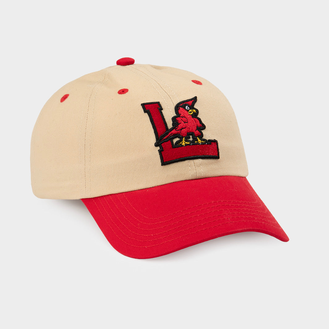 Louisville Cardinals 1953 Logo Two-Tone Dad Hat