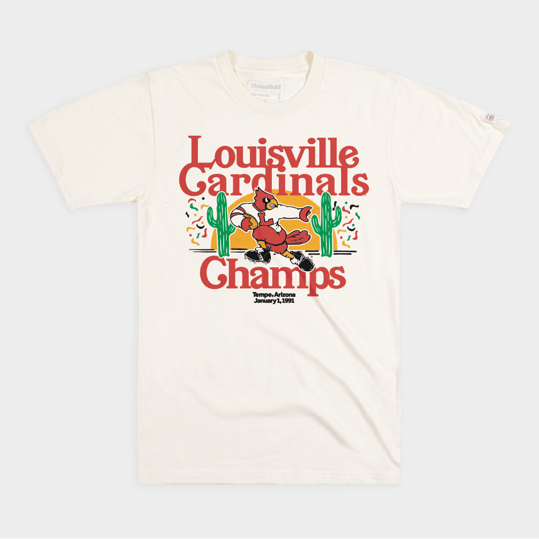 Louisville Cardinals Football 1991 Bowl Champs Tee
