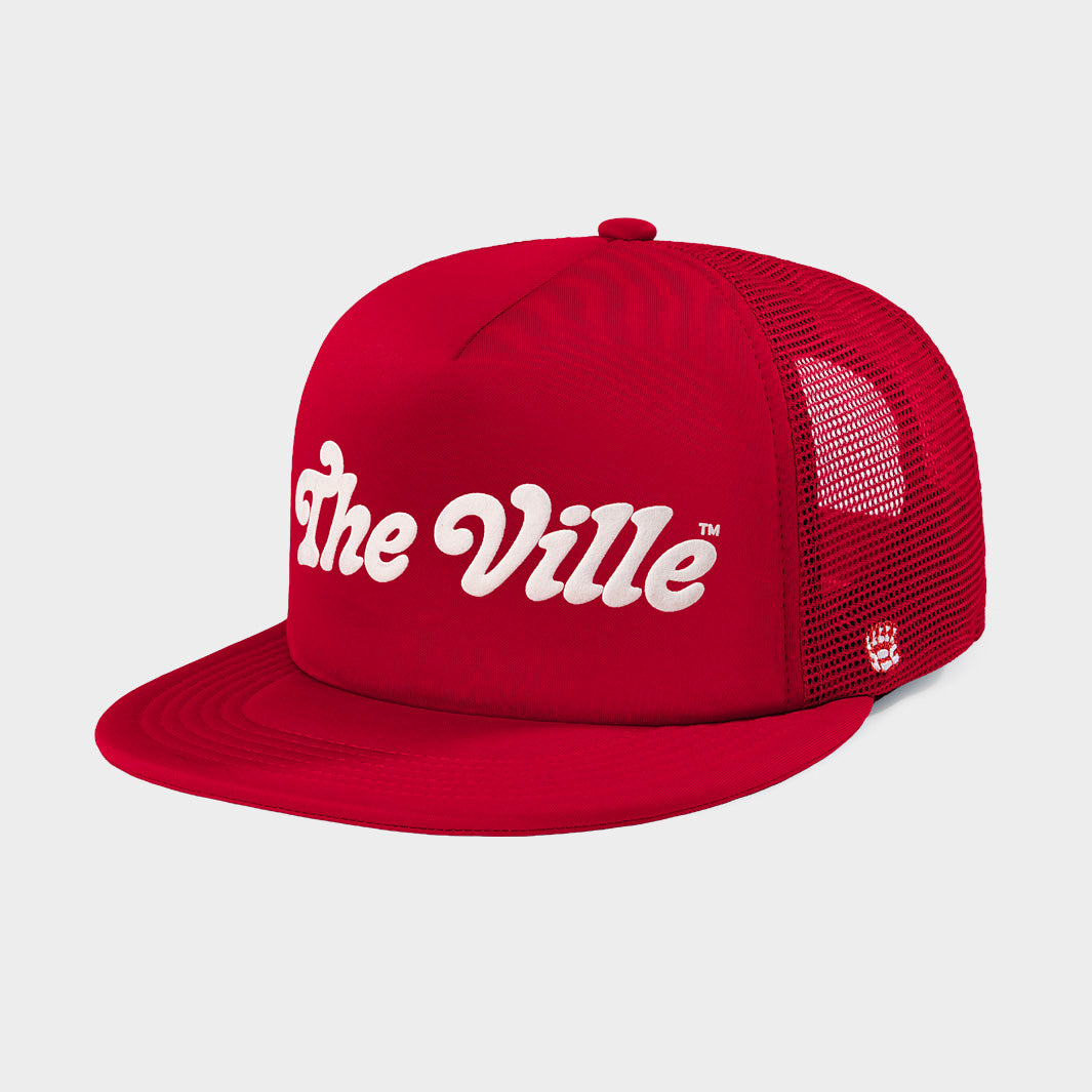 Louisville "The Ville" Puff Ink Trucker Hat