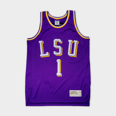 LSU Tigers Vintage Replica Basketball Jersey