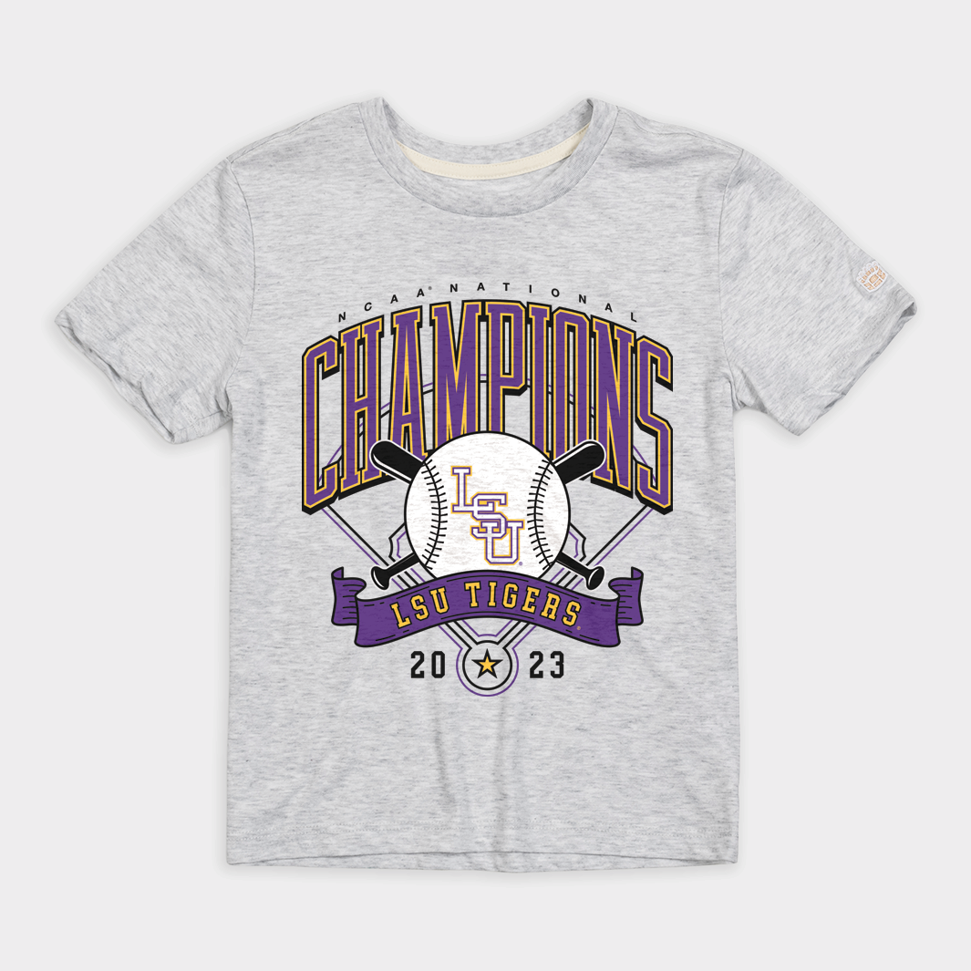 LSU 2023 College World Series Champs Youth Tee