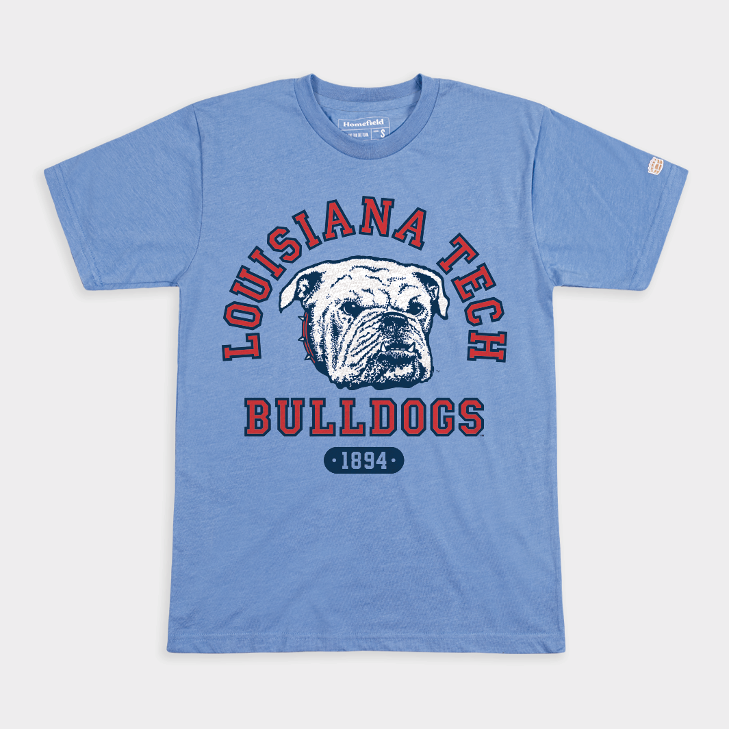 Louisiana Tech Bulldogs Retro Bulldog Tee