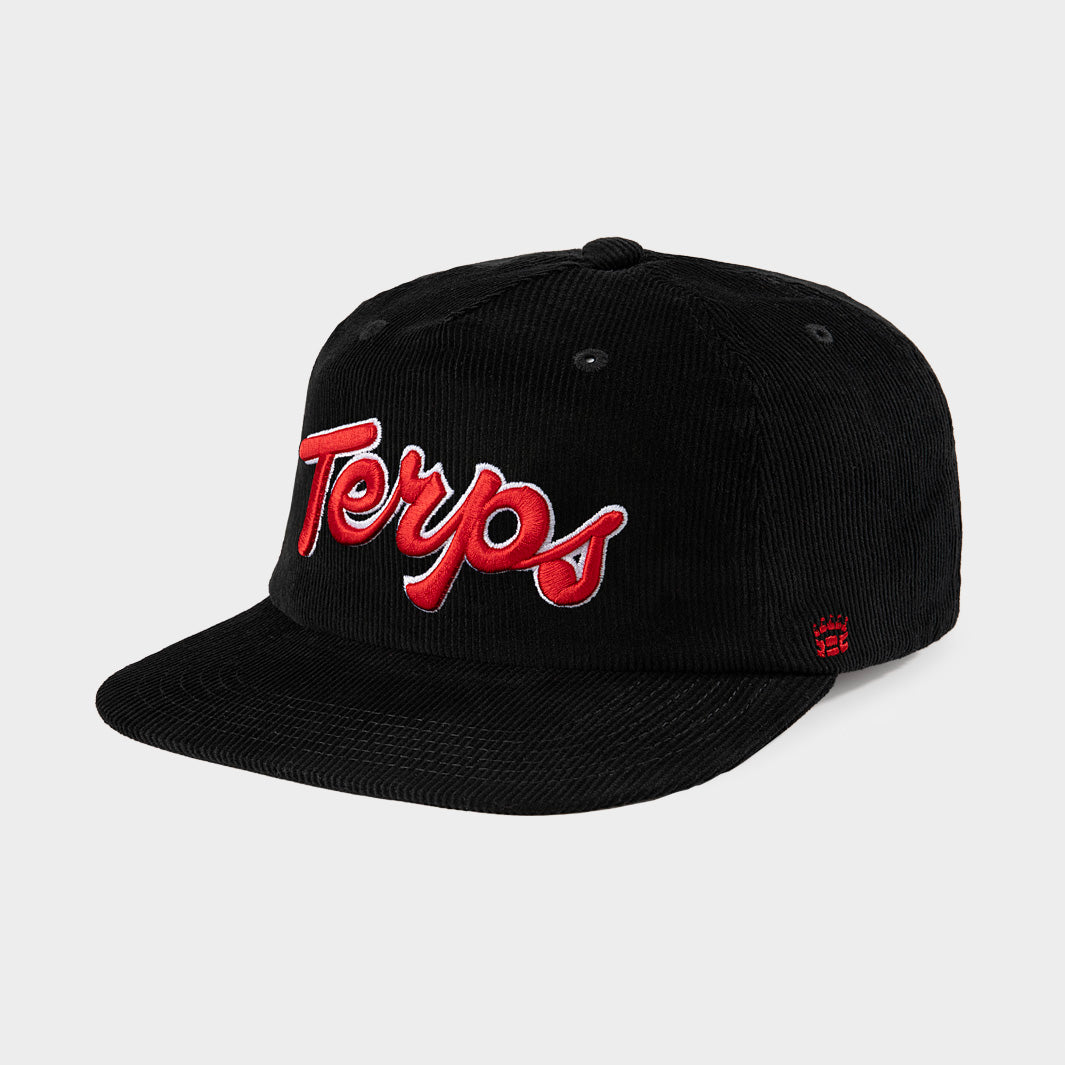 Maryland Terrapins Script Terps Corduroy Hat