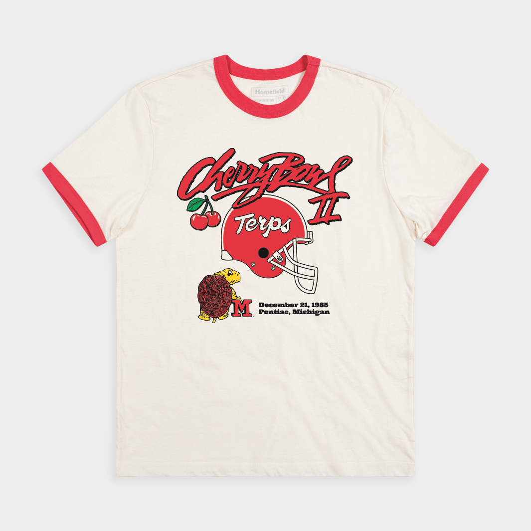 Maryland Cherry Bowl Champs 1985 Ringer Tee
