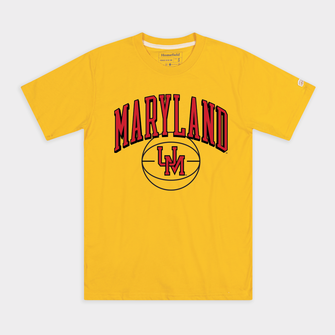 Maryland Terrapins Basketball Logo Tee
