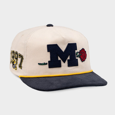 Michigan 1997 National Champs Roses Corduroy Hat