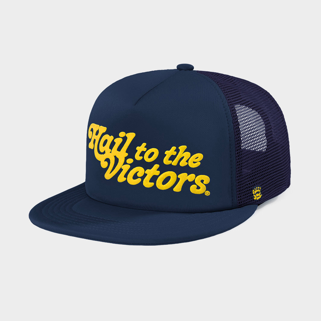 Michigan "Hail" Puff Ink Trucker Hat