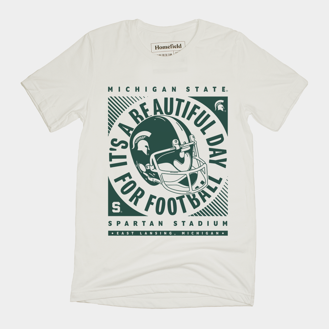 MSU "It's a Beautiful Day For Football" Tee