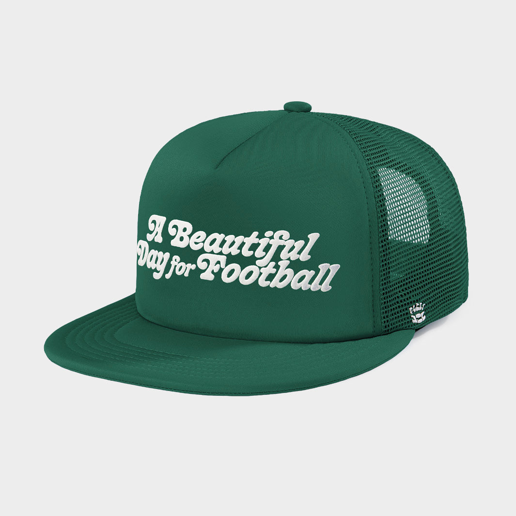 Michigan State "Beautiful Day" Puff Ink Trucker Hat