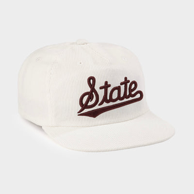 Mississippi State Classic Script Corduroy Hat