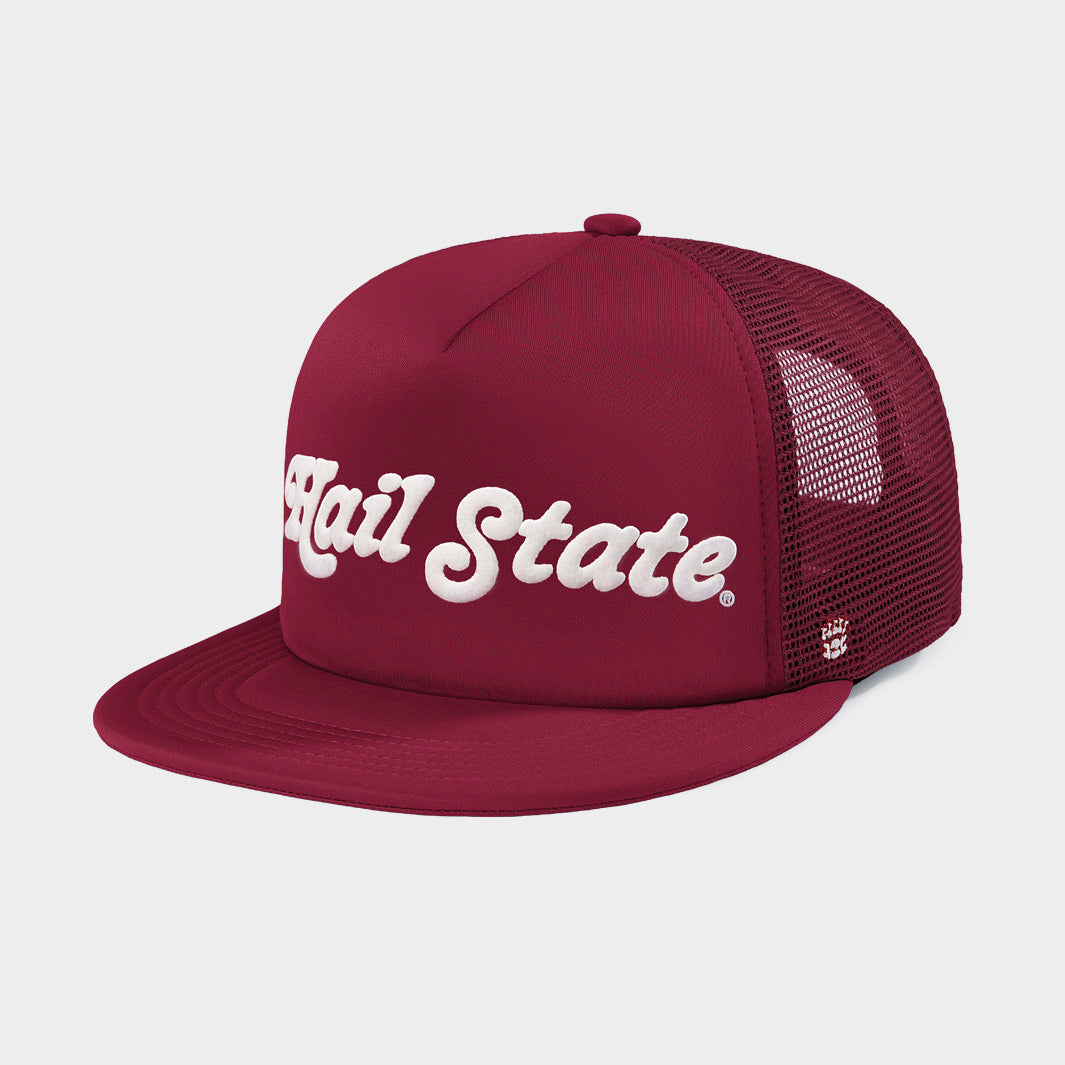MSU Bulldogs "Hail State" Puff Ink Trucker Hat