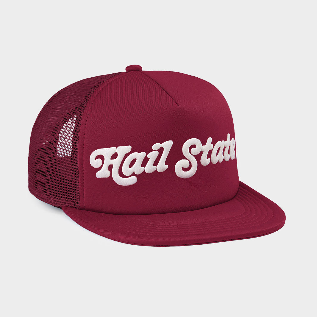 MSU Bulldogs "Hail State" Puff Ink Trucker Hat