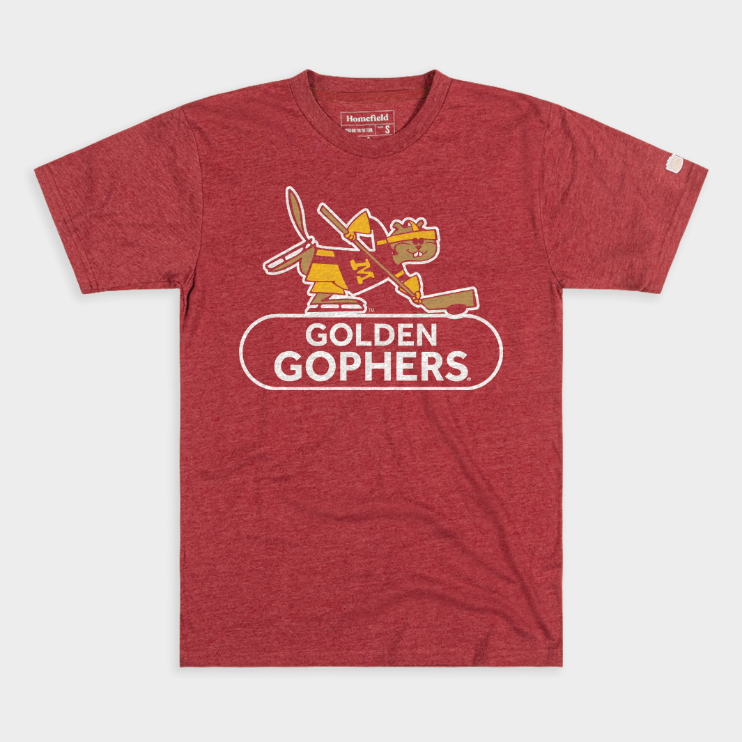 Vintage Minnesota Golden Gophers Hockey Tee