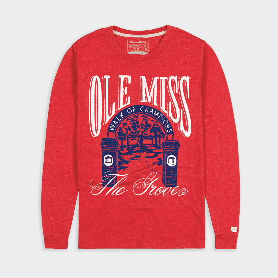The Grove at Ole Miss Walk of Champions Long Sleeve