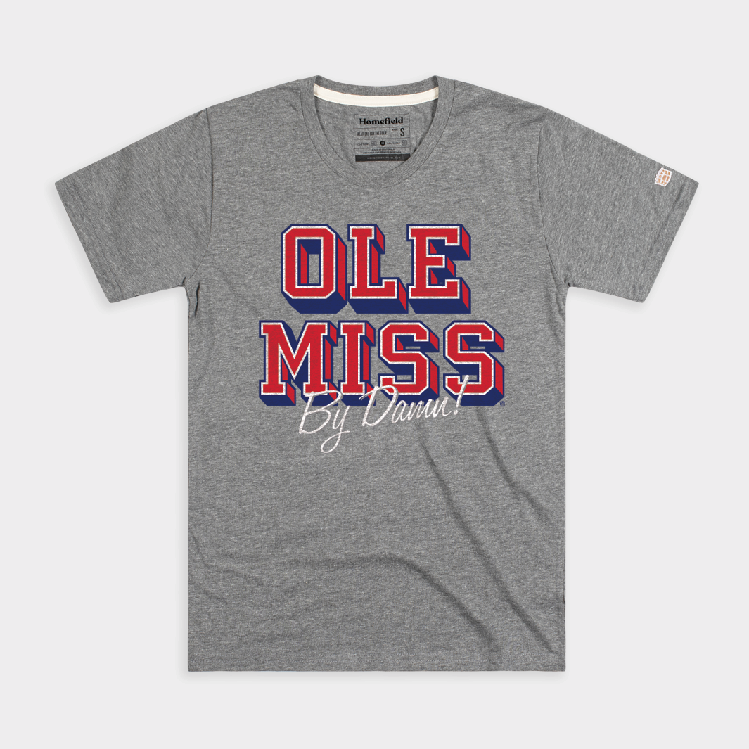 "Ole Miss By Damn!" Vintage-Inspired Tee