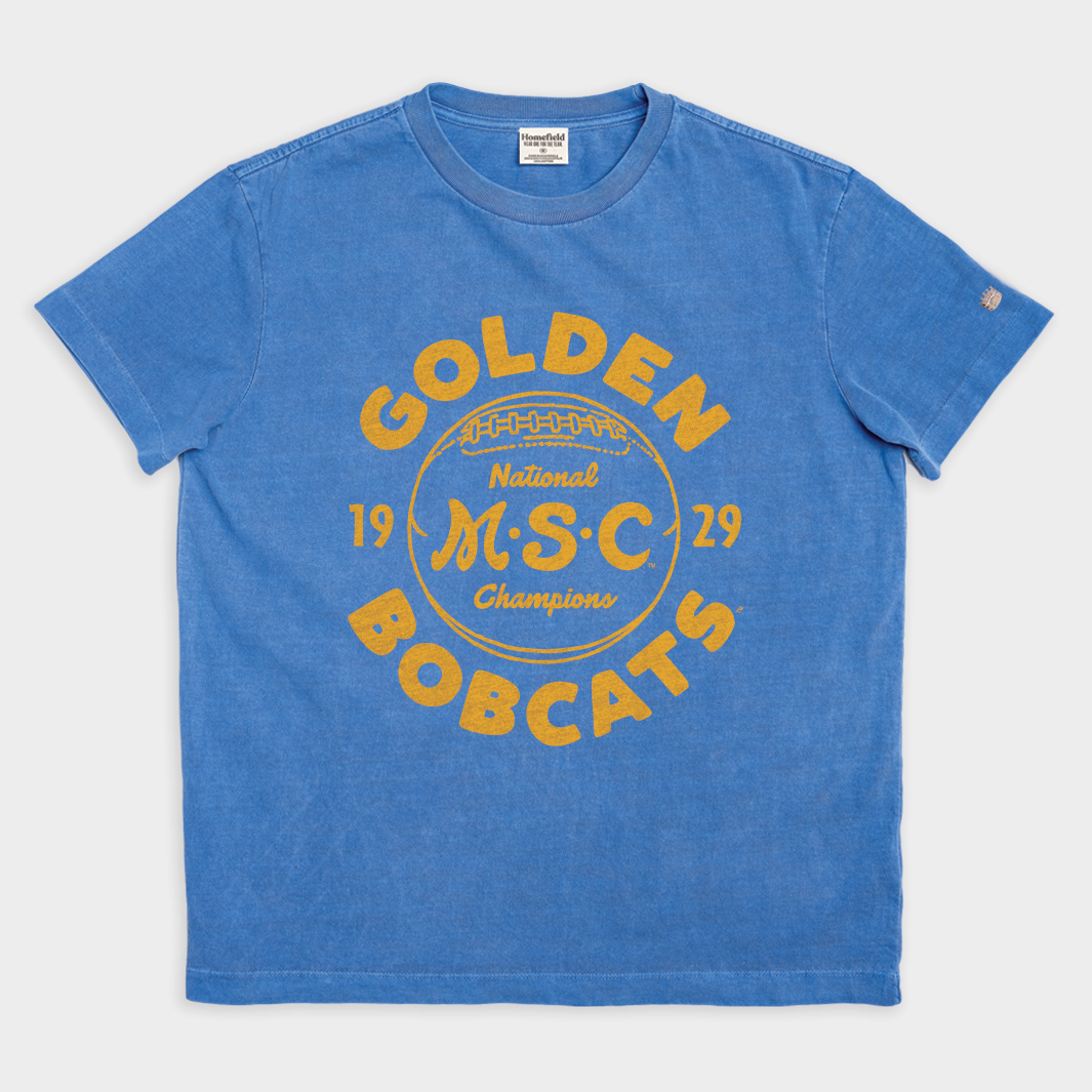 Vintage Montana State Golden Bobcats Heavyweight Tee