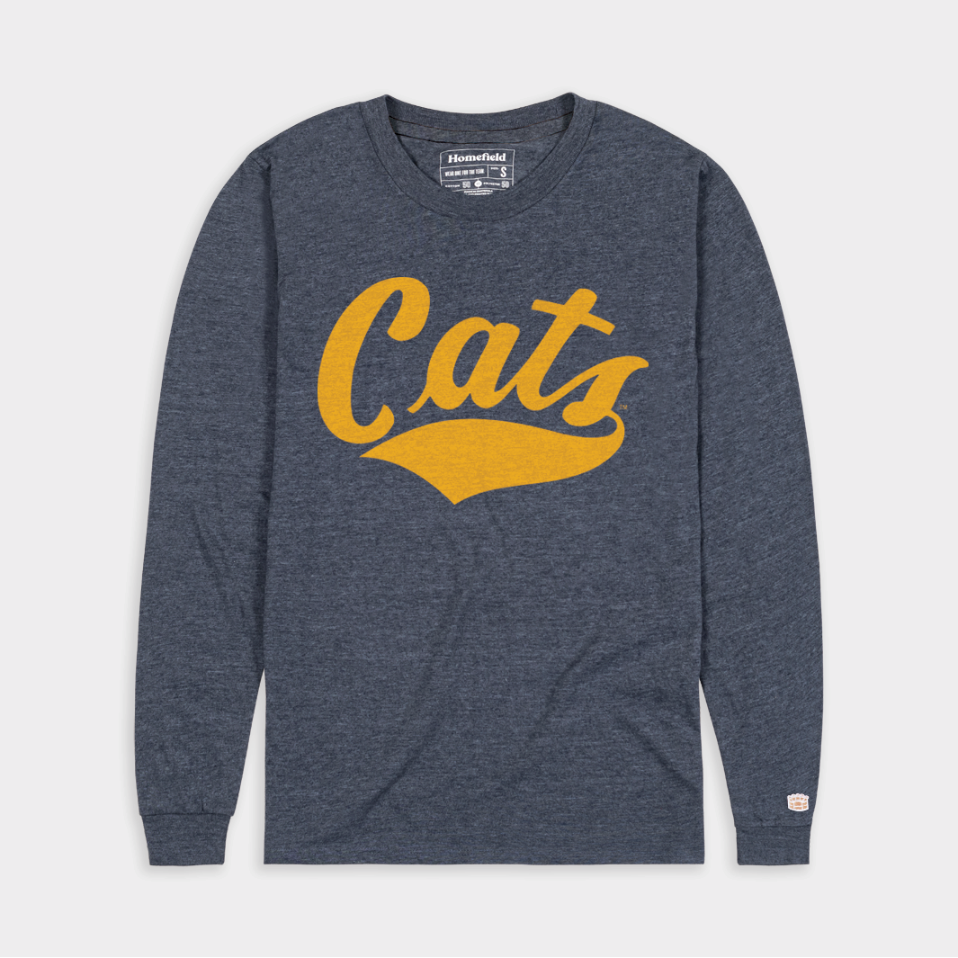 Montana State Cats Script Long Sleeve