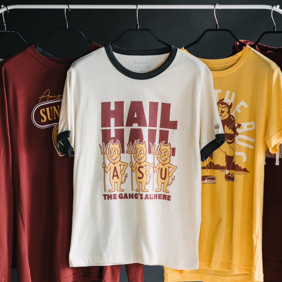 ASU "The Gang's All Here" Ringer Tee
