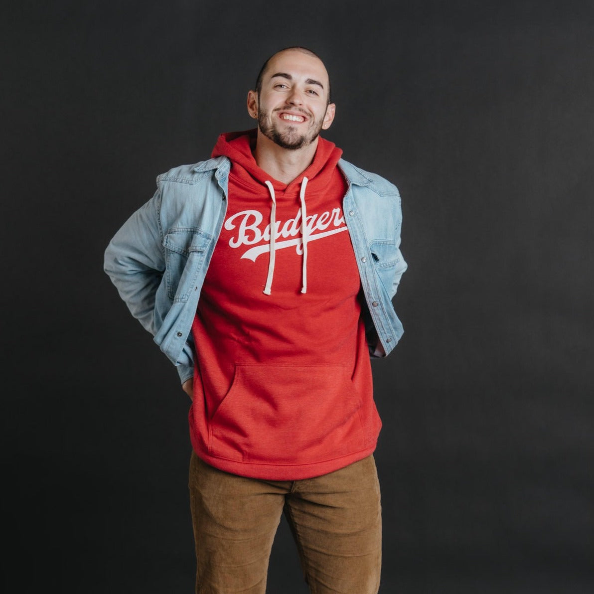 Vintage Wisconsin Badgers Script Hoodie | Homefield