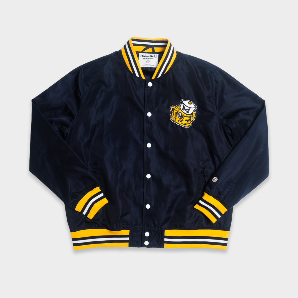 Michigan wolverines 2025 bomber jacket