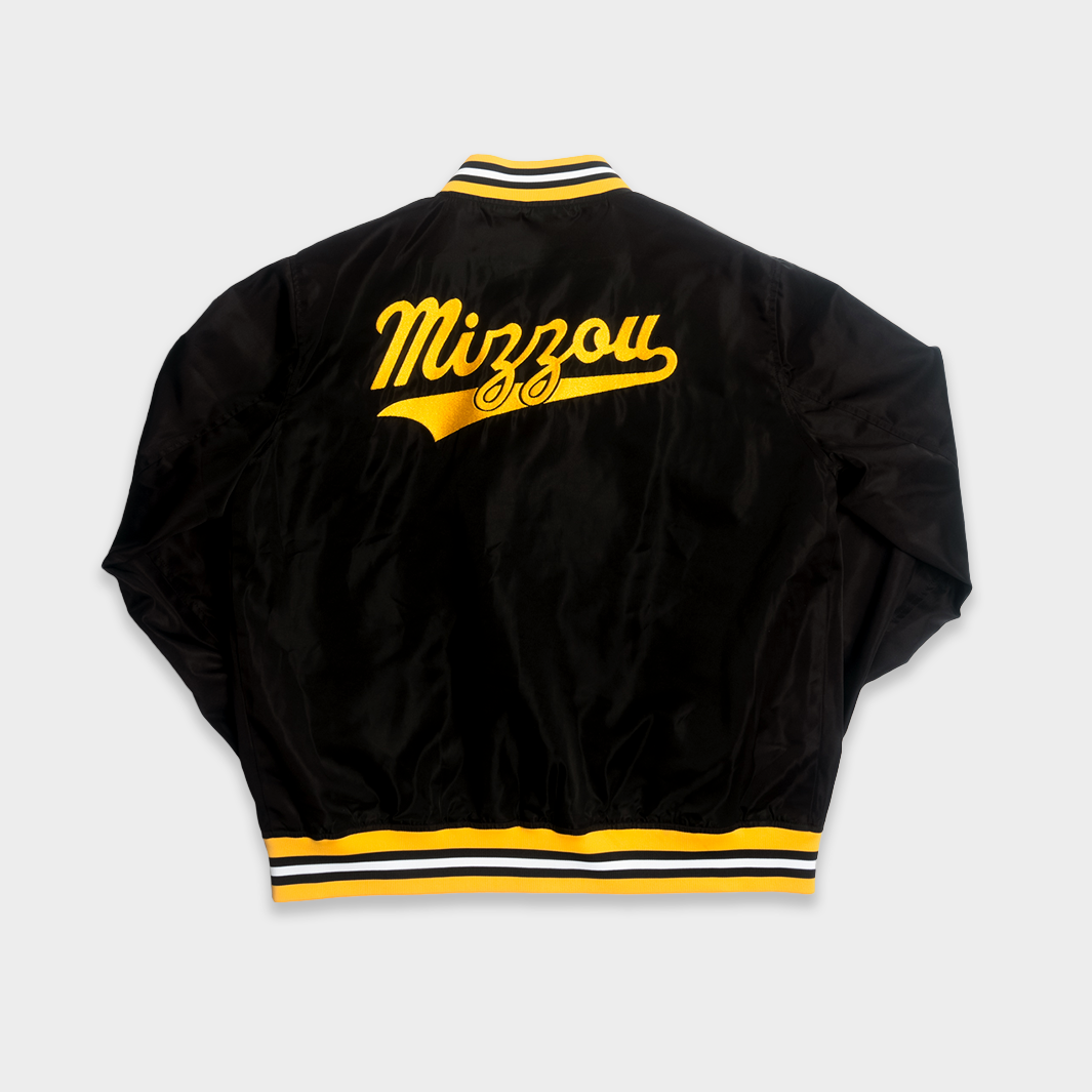 Script Bomber Jacket Missouri Tigers Vintage Mizzou Script Bomber Jacket | Homefield