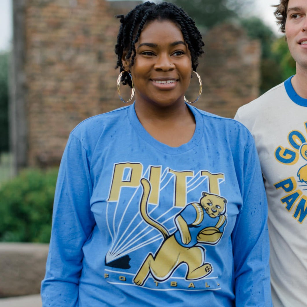 Vintage Pitt Panthers Football ROC Long Sleeve | Homefield