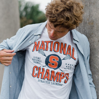 Syracuse Orange Lacrosse 11-Time National Champs Tee