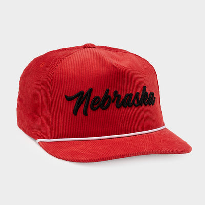 Retro Nebraska Cornhuskers Corduroy Hat