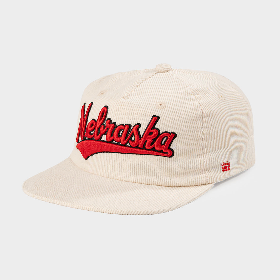 Nebraska Cornhuskers Classic Script Corduroy Hat